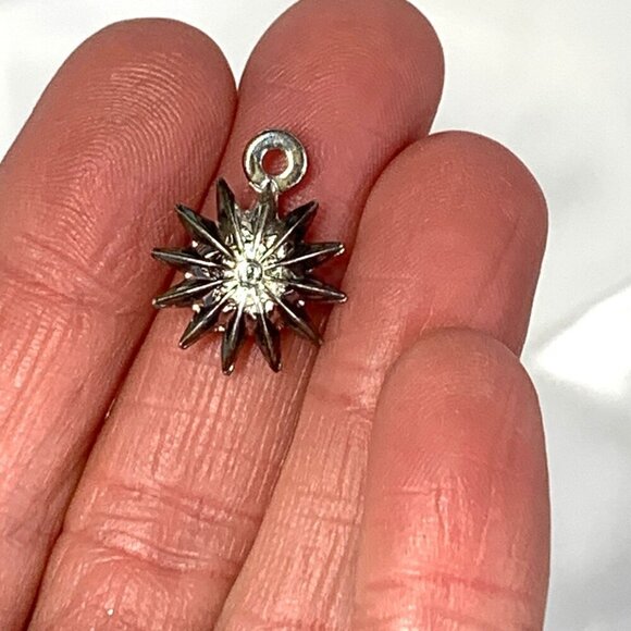 Waterford Crystal Snowflake Wishes Silver Charm Rhodium Plated Ruby Red Crystal - Picture 5 of 8